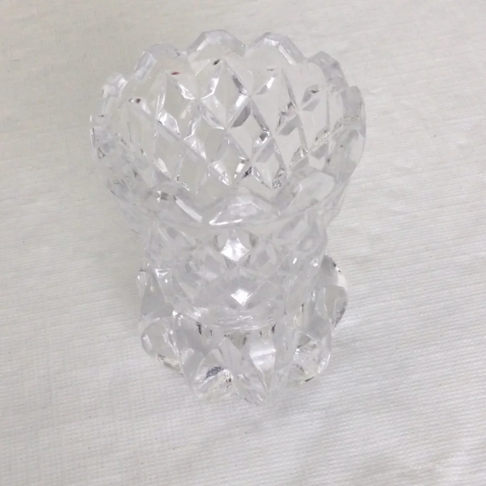 Crystal Clear Glass Votive Holder
